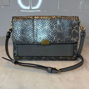 Coach Bag Purse Handbag Crossbody Snakeskin  Dreamer Colorblock Convertible Bag